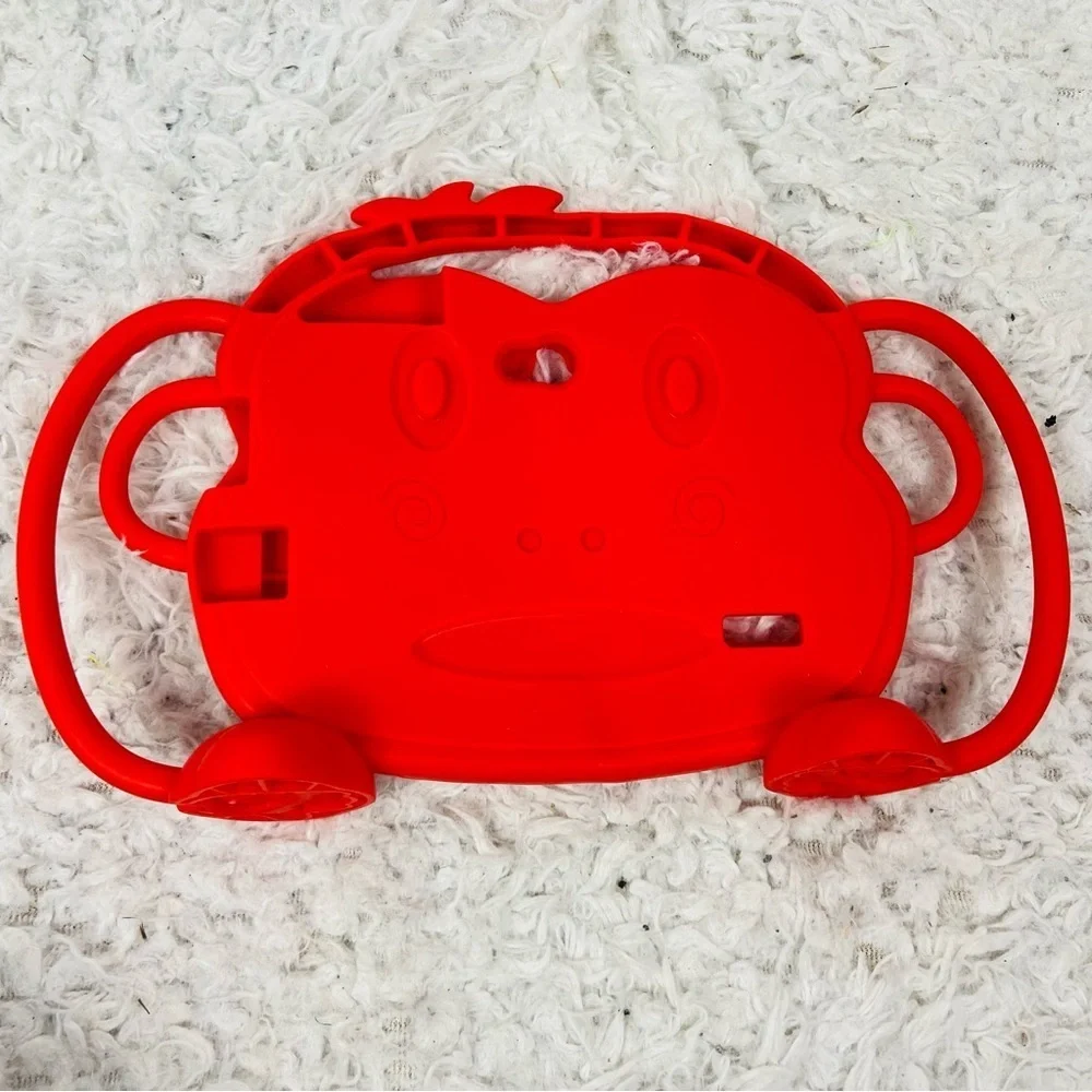 Red Tablet kids monkey Case with Handle